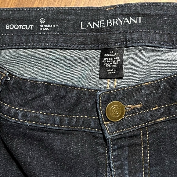 Lane Bryant Genius Fit bootcut dark wash. Size 16 Regular. - Picture 4 of 11